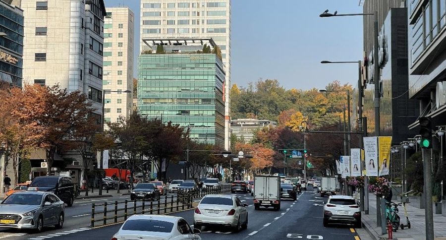 가로등 배너
